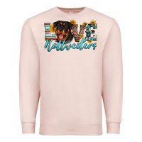 Pale Pink love rottweilers Premium Sweatshirt - Artiststas