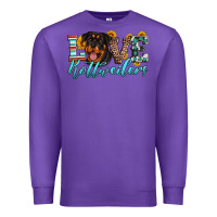 Purple love rottweilers Premium Sweatshirt - Artiststas
