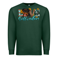 Sports Green love rottweilers Premium Sweatshirt - Artiststas
