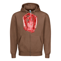 Chestnut Catchers Mitt Fa Element Zipper Hoodie - FaDigitalArtStudio