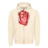 Sandshell Catchers Mitt Fa Element Zipper Hoodie - FaDigitalArtStudio