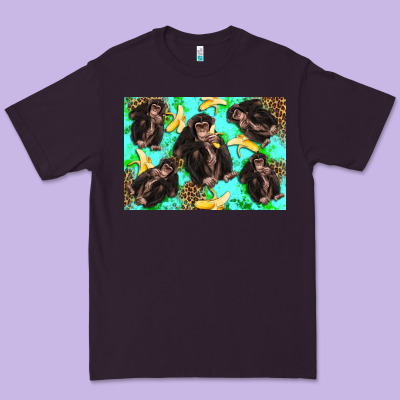 Monkey Bananas Kid's Bottle Premium Tee Designed By Artiststas