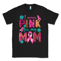 Black I Wear Pink For My Mom with Butterfly Classic Tee - texasbilliewilder