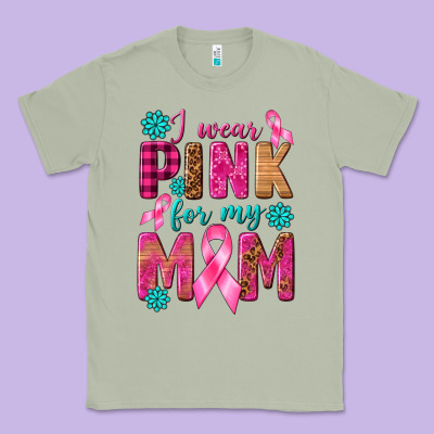 I Wear Pink For My Mom With Butterfly Classic Tee Designed By Texasbilliewilder