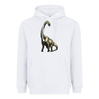 White brachiosaurus Heavyweight Hoodie - Artiststas
