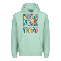 Seafoam some things are better left unsaid but i'm probabl Premium Hoodie - MaliasSmallBusiness