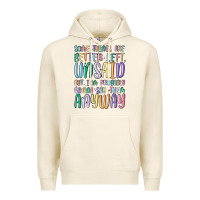 Tofu some things are better left unsaid but i'm probabl Premium Hoodie - MaliasSmallBusiness