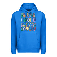 True Royal some things are better left unsaid but i'm probabl Premium Hoodie - MaliasSmallBusiness