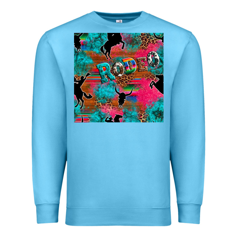 Western Rodeo Seamless Premium Sweatshirt by Artiststas | Teevron