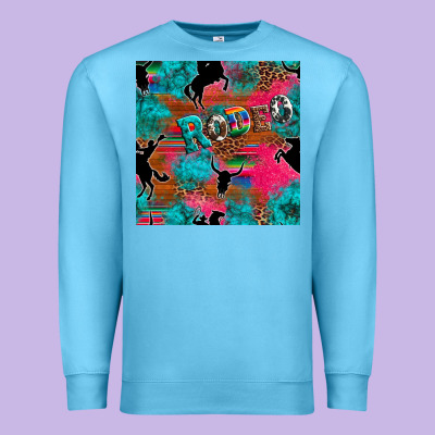 Western Rodeo Seamless Premium Sweatshirt Designed By Artiststas