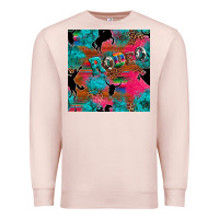 Pale Pink western rodeo seamless Premium Sweatshirt - Artiststas
