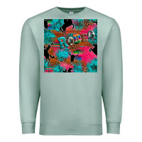 Seafoam western rodeo seamless Premium Sweatshirt - Artiststas