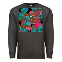Smoke western rodeo seamless Premium Sweatshirt - Artiststas