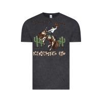 Vintage Black when the going gets tough cowboy up Vintage Tee - MaliasSmallBusiness