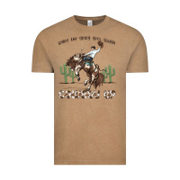 Vintage Coffee when the going gets tough cowboy up Vintage Tee - MaliasSmallBusiness