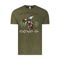 Vintage Olive when the going gets tough cowboy up Vintage Tee - MaliasSmallBusiness