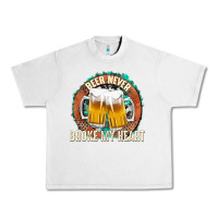 Lunar Rock beer never broke my heart Urban Heavy Tee - texasbilliewilder