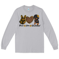 Moon Dust peace love dachshund Long Sleeve Tee - RanaPortraitStore
