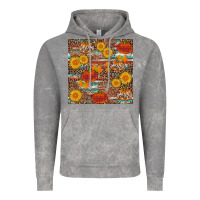 Cloud Rock pumpkin plaid sunflower seamless Vintage Hoodie - AdoDesignShop