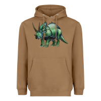 Toasted Coconut dinosaur triceratops Heavyweight Hoodie - Artiststas