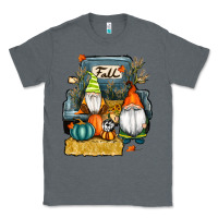 Charcoal Heather farm truck autumn gnomes Classic Tee - RanaPortraitStore