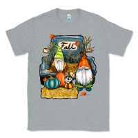 Heather Grey farm truck autumn gnomes Classic Tee - RanaPortraitStore