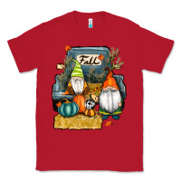 Red farm truck autumn gnomes Classic Tee - RanaPortraitStore