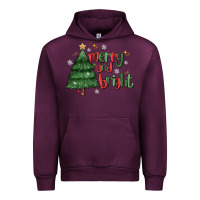 Mauve Wine Merry And Bright Urban Hoodie - MaliasSmallBusiness