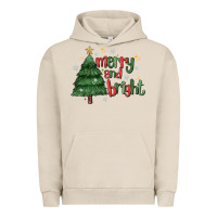 Pigment French Oak Merry And Bright Urban Hoodie - MaliasSmallBusiness