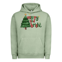 Pigment Oil Green Merry And Bright Urban Hoodie - MaliasSmallBusiness