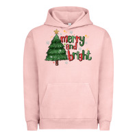 Pigment Salmon Merry And Bright Urban Hoodie - MaliasSmallBusiness