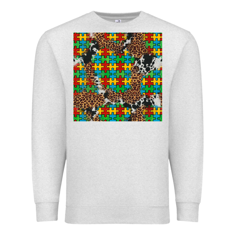 Western Autism Seamless Pattern Premium Sweatshirt by Artiststas | Teevron