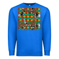 True Royal western autism seamless pattern Premium Sweatshirt - Artiststas