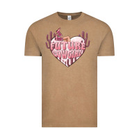 Vintage Coffee future cowgirl Vintage Tee - MaliasSmallBusiness