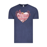 Vintage Denim future cowgirl Vintage Tee - MaliasSmallBusiness