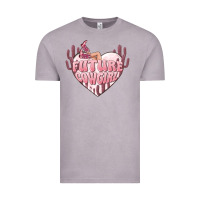 Vintage Zinc future cowgirl Vintage Tee - MaliasSmallBusiness