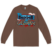 Chestnut baseball granny with leopard Long Sleeve Tee - Zillion Design Studio