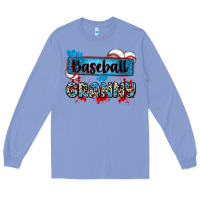 Colony Blue baseball granny with leopard Long Sleeve Tee - Zillion Design Studio