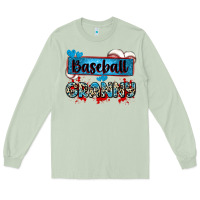 Matcha baseball granny with leopard Long Sleeve Tee - Zillion Design Studio