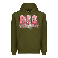 Army Green big sister Premium Hoodie - MaliasSmallBusiness