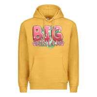 Mustard big sister Premium Hoodie - MaliasSmallBusiness