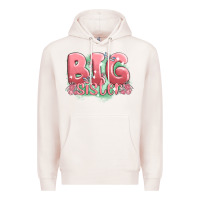 Pale Pink big sister Premium Hoodie - MaliasSmallBusiness