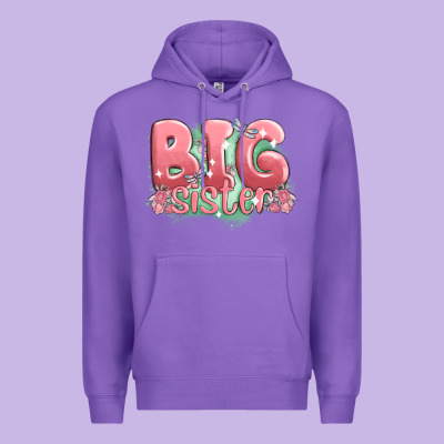 Big Sister Premium Hoodie Designed By Maliassmallbusiness