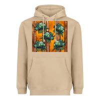 Mushroom dinosaur triceratops Heavyweight Hoodie - Artiststas