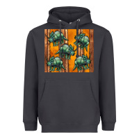 Smoke dinosaur triceratops Heavyweight Hoodie - Artiststas
