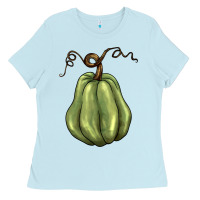 Baby Blue gourd green pumpkin Ladies Tee - BarkalooDesign