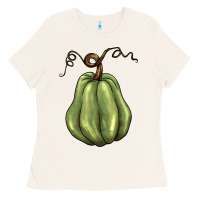 Bone gourd green pumpkin Ladies Tee - BarkalooDesign
