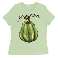 Matcha gourd green pumpkin Ladies Tee - BarkalooDesign