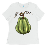 White gourd green pumpkin Ladies Tee - BarkalooDesign