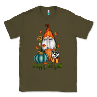 Army Green happy fall y'all gnome Classic Tee - RanaPortraitStore